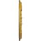 Ekena Millwork Ribbon with Bow Medallion (Canopies up to 7 1/2"), 12 1/4"OD x 7 1/2"ID x 7/8"P, Iridescent Gold CM12RIIGS - alternate 2